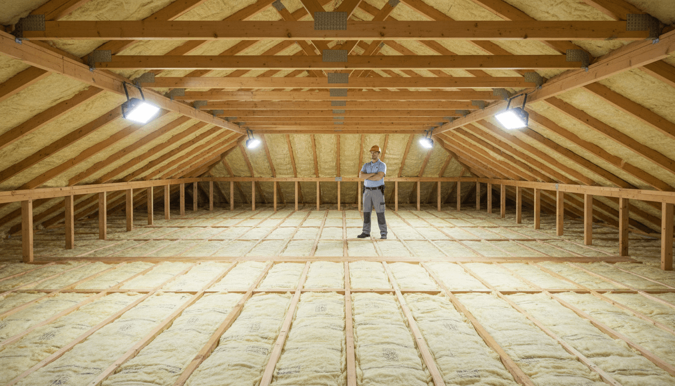 Isolation de combles avec matériaux thermiques performants
